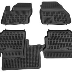 Λαστιχένια πατάκια Rezaw Plast για Ford Grand Tourneo Connect II (2013-2023) - with an extra material on the driver side - τύπου σκαφάκι - 3τμχ.