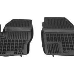 Λαστιχένια πατάκια Rezaw Plast για Ford Transit Connect II (2013-2023) - front with an extra material on the driver side - τύπου σκαφάκι - 2τμχ.