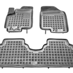Λαστιχένια πατάκια Rezaw Plast για HYUNDAI IX20 (2010-2018) / KIA Venga (2009-2017) - τύπου σκαφάκι - 3τμχ.