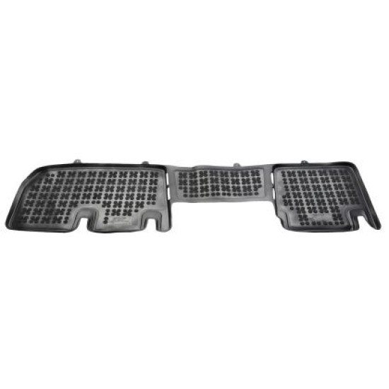 Λαστιχένια πατάκια OPEL Vivaro B (2014-2018)/RENAULT Traffic/NISSAN NV300 (2014-2021)/FIAT Talento (2016-2020)-middle (2nd row of seats) with air vents and right side door only, except SpaceClass
