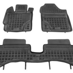 Λαστιχένια πατάκια Rezaw Plast για TOYOTA Yaris Hybrid (2014-2020) - facelift - τύπου σκαφάκι - 3τμχ.