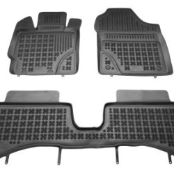 Λαστιχένια πατάκια Rezaw Plast για TOYOTA Yaris III Hybrid (2012-2014) - before facelift - τύπου σκαφάκι - 3τμχ.