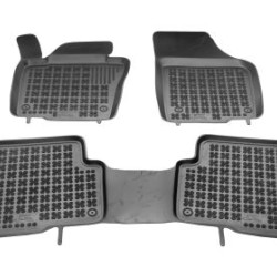 Λαστιχένια πατάκια Rezaw Plast για Volkswagen Sharan II (2010-2022) / Seat Alhambra (2010-2020) - 5 seats (front, middle) - τύπου σκαφάκι - 3τμχ.