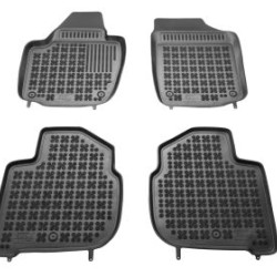 Λαστιχένια πατάκια Rezaw Plast για SEAT Toledo IV (2012-2018) / SKODA Rapid (2012-2019) - τύπου σκαφάκι - 4τμχ.