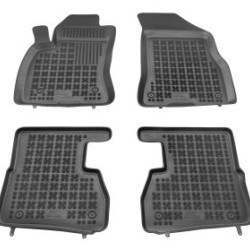 Λαστιχένια πατάκια Rezaw Plast για FIAT Doblo II (2010-2019) / OPEL Combo D (2011-2018) 5/7 - seats - τύπου σκαφάκι - 4τμχ.