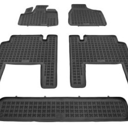 Λαστιχένια πατάκια Rezaw Plast για CHRYSLER Voyager V (2007-2016) - 7-seater version - τύπου σκαφάκι - 5τμχ.