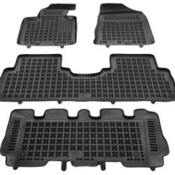 Λαστιχένια πατάκια Rezaw Plast για KIA Sorento III (2015-2020) - 7 seats - τύπου σκαφάκι - 4τμχ.