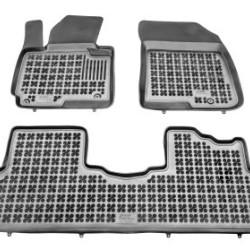 Λαστιχένια πατάκια Rezaw Plast για KIA Carens III (2013-2019) - τύπου σκαφάκι - 3τμχ.