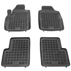 Λαστιχένια πατάκια Rezaw Plast για FIAT 500 (2007+)  except electric version - τύπου σκαφάκι - 4τμχ.