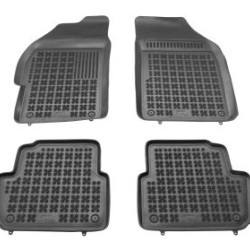 Λαστιχένια πατάκια Rezaw Plast για CHEVROLET Spark III (2009-2012) - pre facelifting - τύπου σκαφάκι - 4τμχ.