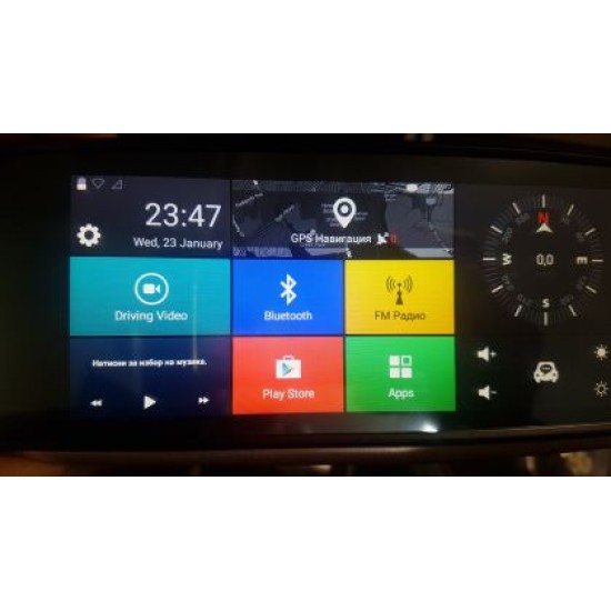 Βίντεο καταγραφέας με Android , GPS , Wi-Fi , Bluetooth , Fm Transmiter , κάμερα οπισθοπορείας και 3G Internet