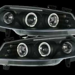 Φανάρια εμπρός angel eyes για Renault Megane (2002-2005) , black , με λάμπες (Η1) - σετ 2τμχ. Φανάρια εμπρός angel eyes για Renault Megane (2002-2005) , black , με λάμπες (Η1) - σετ 2τμχ.