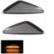 Led φλας για BMW X3 , X5 , X6 - χρωμίου με τρεχούμενο φλας - σετ 2τμχ.