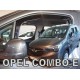 Ανεμοθραύστες για Opel Combo E 4d/5d/Citroen Berlingo III 4d/5d/Peugeot Rifter/ 4d/5d /Peugeot Partner 2d (2018+) / Fiat Doblo (2022+) / Toyota ProAce City 3d (2019+)  - 2 τμχ. εμπρός