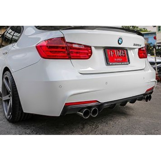 Diffuser για 2 εξατμίσεις για BMW F30 (2011+) - M pack