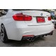 Diffuser για 2 εξατμίσεις για BMW F30 (2011+) - M pack