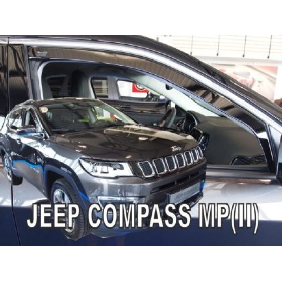 Ανεμοθραύστες για Jeep Compass MP (2017+) - 2 τμχ. Ανεμοθραύστες για Jeep Compass MP (2017+) - 2 τμχ.