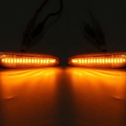 Led φλας φτερού για BMW E46 (2001-2005) / E60 / E90 - χρωμίου με τρεχούμενο φλας - σετ 2τμχ. Led φλας φτερού για BMW E46 (2001-2005) / E60 / E90 - χρωμίου με τρεχούμενο φλας - σετ 2τμχ.