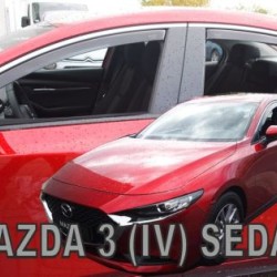 Ανεμοθραύστες για  MAZDA 3 (2019+) 4D - 4 τμχ. εμπρός και πίσω Ανεμοθραύστες για  MAZDA 3 (2019+) 4D - 4 τμχ. εμπρός και πίσω