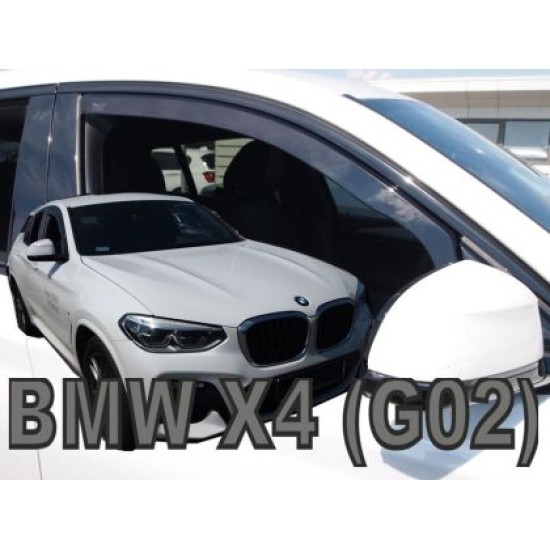 Ανεμοθραύστες για  BMW X4 G02 (2018+) 5D - 2 τμχ. εμπρός