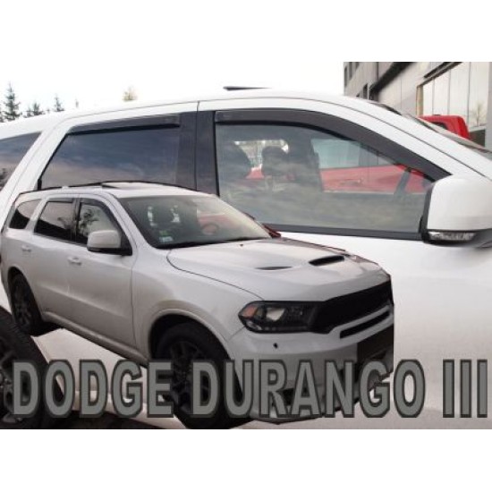 Ανεμοθραύστες για  DODGE DURANGO (2011+) 5D - 4 τμχ. εμπρός και πίσω