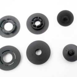 Πλαστικά κουμπώματα για πατάκια για το πάτωμα - στρόγγυλα με βίδα για το πάτωμα - 4τμχ. Πλαστικά κουμπώματα για πατάκια για το πάτωμα - στρόγγυλα με βίδα για το πάτωμα - 4τμχ.