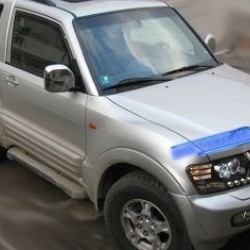 Φανάρια εμπρός angel eyes για Mitsubishi Pajero (2001-2006) - μαύρα , με λάμπες (Η1) - σετ 2τμχ. Φανάρια εμπρός angel eyes για Mitsubishi Pajero (2001-2006) - μαύρα , με λάμπες (Η1) - σετ 2τμχ.