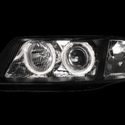 Φανάρια εμπρός angel eyes για Audi A6 (2001-2003) - μαύρα , χωρίς λάμπες (Η7) - σετ 2τμχ. Φανάρια εμπρός angel eyes για Audi A6 (2001-2003) - μαύρα , χωρίς λάμπες (Η7) - σετ 2τμχ.