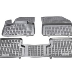 Λαστιχένια πατάκια Rezaw Plast για CITROEN DS7 Crossback (2018-2022) - version with a tunnel on the rear floor / DS7 Crossback (2022+) / DS7 Crossback E-TENSE (2022+) - 4x4 - τύπου σκαφάκια - 3τμχ.