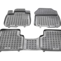 Λαστιχένια πατάκια Rezaw Plast για HONDA CR-V V (2018+) / Hybrid (2022+) / HAVAL H6 (2021+) - τύπου σκαφάκι - 3τμχ.