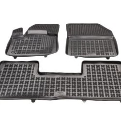 Λαστιχένια πατάκια Rezaw Plast για PEUGEOT 5008 II (2017-2024) - τύπου σκαφάκι - 3τμχ.