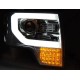 Φανάρια εμπρός για Ford F150 (2008-2014) - χρωμίου , με λάμπες (Η1) - σετ 2τμχ.