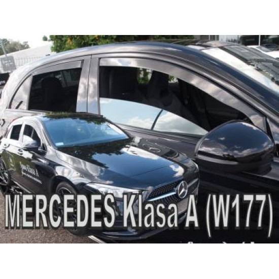 Ανεμοθραύστες για MERCEDES A-Class W177 (2019+) 5d - 4 τμχ. εμπρός και πίσω