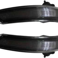 Τρεχούμενα led φλας για καθρέπτες για Ford Focus (2008-2016) - φιμέ - σετ 2τμχ.