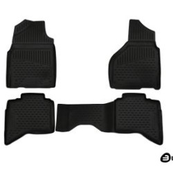 3D Λαστιχένια πατάκια για Dodge Ram 1500/2500/3500 (2012-2018) Quad cab (USA) - 4τμχ.