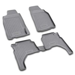 3D Λαστιχένια πατάκια για Mitsubishi L-200 (1996-2005) - 4τμχ.