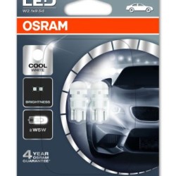 Led λάμπες τύπου Τ10 - Osram 6000K - 2τμχ. Led λάμπες τύπου Τ10 - Osram 6000K - 2τμχ.