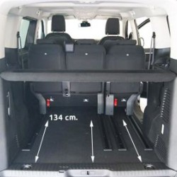 Πατάκι πορτ - μπαγκάζ Citroen Jumpy SpaceTourer / Peugeot Expert Traveller / Toyota ProAce Verso L2 (Medium) (2016+) / Opel Zafira Life (2019+) / Vivaro (2019+) - (combi/tour) behind 2nd row of seats