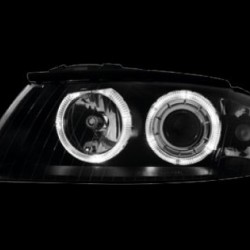 Φανάρια εμπρός angel eyes για Audi A3 (2003-2008) - μαύρα , χωρίς λάμπες (Η7) - σετ 2τμχ. Φανάρια εμπρός angel eyes για Audi A3 (2003-2008) - μαύρα , χωρίς λάμπες (Η7) - σετ 2τμχ.