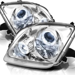 Φανάρια εμπρός angel eyes για Honda Prelude (1997-2001) - chrome , με λάμπες (Η1) - σετ 2τμχ. Φανάρια εμπρός angel eyes για Honda Prelude (1997-2001) - chrome , με λάμπες (Η1) - σετ 2τμχ.