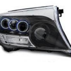 Φανάρια εμπρός για Toyota Land Cruiser FJ200 (2007+) - μαύρα , με λάμπες (Η1) - σετ 2τμχ. Φανάρια εμπρός για Toyota Land Cruiser FJ200 (2007+) - μαύρα , με λάμπες (Η1) - σετ 2τμχ.