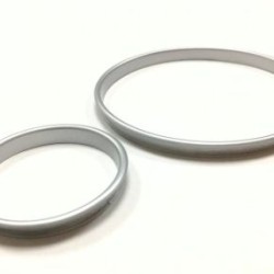 Δαχτυλίδια καντράν για Mercedes ML W163 (1998-2005) - ασημένια 3 τμχ. Δαχτυλίδια καντράν για Mercedes ML W163 (1998-2005) - ασημένια 3 τμχ.