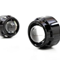 Καπάκι για προτζέκτορες Morimoto Mini 2.5'' - στρόγγυλα μαύρα D=9 cm