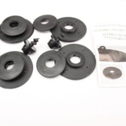 Λαστιχένια πατάκια Rezaw Plast για OPEL Corsa F / PEUGEOT 208 II (2019+) - except electric version - τύπου σκαφάκι - 4τμχ.