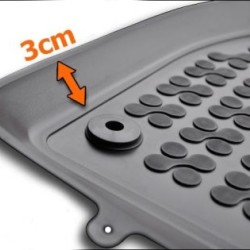 Λαστιχένια πατάκια Rezaw Plast για TOYOTA Highlander III (XV50) (2013-2019) - τύπου σκαφάκι - 4τμχ.