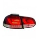 Πίσω φανάρια led Vw Golf 6 - σετ 2τμχ.