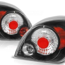 Πίσω φανάρια led για Ford Fiesta 4/5D (1996+) - μαύρα - σετ 2τμχ.