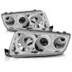 Φανάρια εμπρός angel eyes για Skoda Fabia (1999-2007) , χωρίς λάμπες (Η7) - σετ 2τμχ.