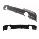 Diffuser πίσω προφυλακτήρα για BMW E90 (2005-2012) M pack - διπλό για διπλές απολήξεις