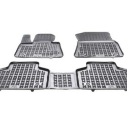 Λαστιχένια πατάκια Rezaw Plast για BMW X7 G07 (2018+) - τύπου σκαφάκι - 3τμχ.